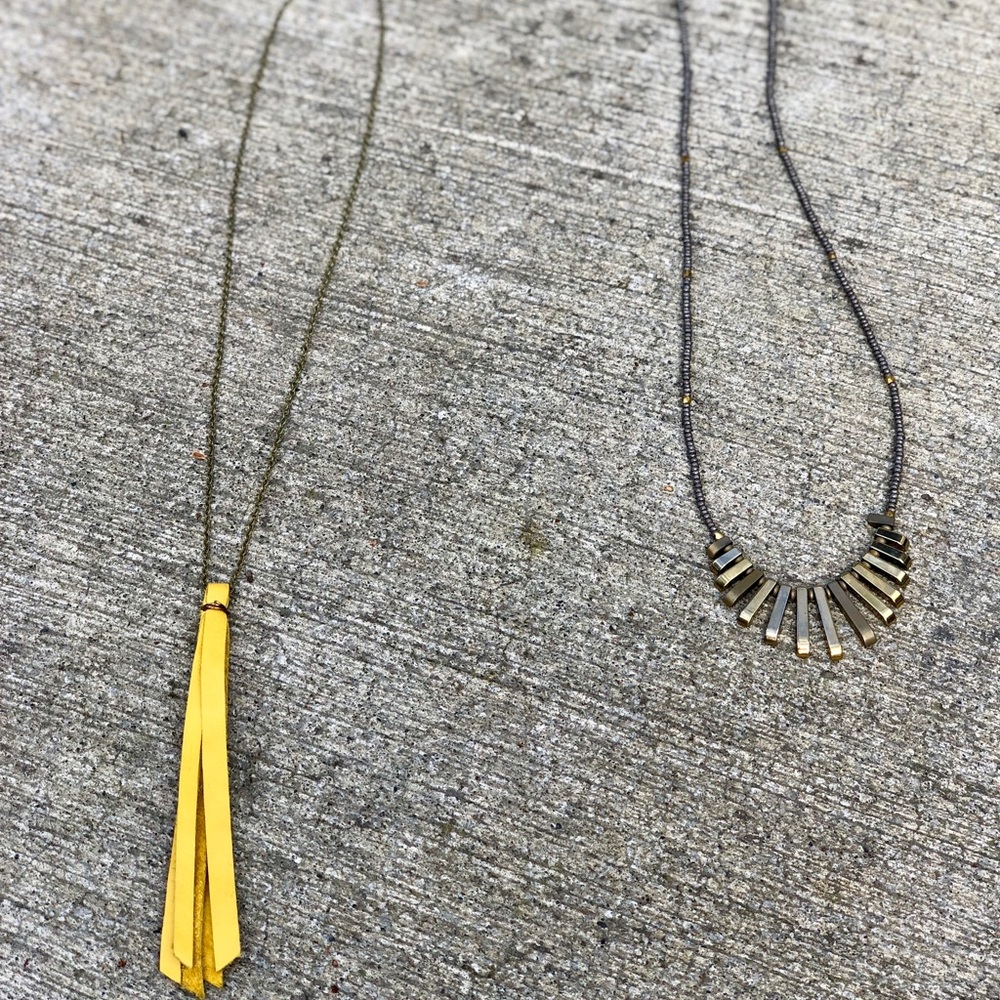 BUNDLE • • two necklaces!
